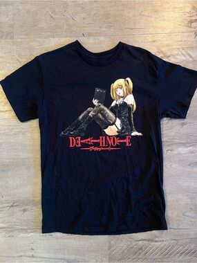 DEATH NOTE Misa Amane Mens Size Medium Anime T Shirt Black Sexy Misamisa